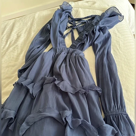 ASOS Design - Tiered Ruffle Midi Dress - Picture 5 of 7